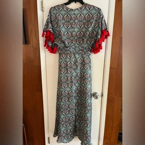 Anthropologie Sachin & Babi Tasseled Maxi Dress - Picture 3 of 7